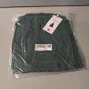 ZESICA Women's Long Sleeve Tops Mock Neck Ruched Tight Shirts 2026 Spring Trendy Outfits (Green, S)