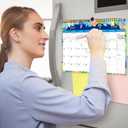 2 x Lbylyhxc 2026 Calendar - Includes January 2026 to June 2027-18 Monthly Wall Calendar 2026, 11 x 8.5 Inches.Thick Paper with Julian Dates and Block for New Year and Christmas Presents (wall calendar 2026-2027 flower)