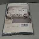 DONREN Medium Grey Balloon Shades Blackout Curtain - Adjustable Thermal Insulated Tie Up Curtain Panel for Kitchen (34 W x 54 Inches Long,1 Panel)