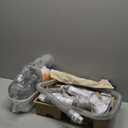 oneisall Dog Grooming Vacuum, Pet Grooming Vacuum with Clipper Nail Grinder, 1.5L Dust Cup Dog deshedding Vacuum Brush with 7 Tools for Shedding Pet Hair, Home CleaningGrey (Gray)