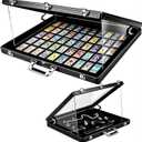 Card Display Case, 34"x22" Large Aluminum Locking Tabletop Display