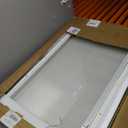 22" x 36" Entry Door Glass Inserts with Blinds, Double Pane Tempered Glass Insert for Entry Doors, Enclosed Blinds for Doors with Easy Installation