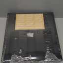 DALSHABET Bamboo Bag Organizer with Magnetic Closure, 6 In 1 Kitchen Drawer Foil and Plastic Wrap Dispenser with Cutter, Storage bag for Gallon, Quart, Sandwich, Snack Black