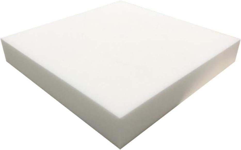 Foamma 4" x 24 x 24 Medium Density Outdoor Couch Cushion Replacement for Patio Furniture, Square Foam Pad for Couch Cushion Support, Upholstery Foam Padding for Sofa - Cover Not Included