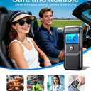 Breathalyzer, Alcohol Breathalyzer Tester with LCD Digital Display, Portable Breathalyzer for Home and Party Use (Includes 10 Mouthpieces)