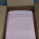 CUTIEWORLD Skincare Fridge - 4L Makeup Fridge for Refrigerating Makeup, Skincare and Food, Mini Fridge for Bedroom, Office and Car, Cooler and Warmer, Beverage Cooler, Leather Pink