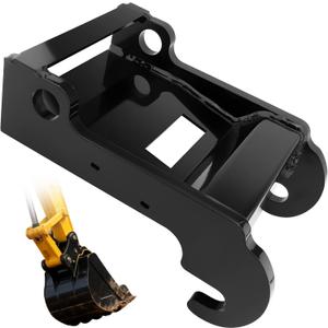 X-Change Coupler Bracket Quick Attach Mini Excavator Attachment Compatible with Bobcat E Series Black-Coating Steel Attach Coupler