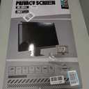 VERPONITY Magnetic Computer Privacy Screen 27 Inch, Aesthetic Hanging Privacy Screen for Computer Monitor with Anti-Blue Light Coating, Removable PVC Magnetic Attachment Computer Monitor Privacy