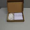 PH PandaHall 4PCS Small Empty Watercolor Palette Tin with 24 Half Pans and 12 Full Pans Travel Watercolor Box Metal Paint Case for Artist Student, White, 2.5x4.5x0.5 inch