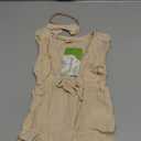 Douhoow Infant Baby Girl Romper Baby Ruffle Bodysuit Jumpsuit One-Piece Cotton Linen Clothes (12-18 Months)