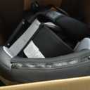 Chicco KidFit Zip Air Plus 2-in-1 Belt Positioning Booster Car Seat, Backless and High Back Booster Seat, for Children Aged 4 Years and Up and 40-100 lbs, Q Collection/Black/Grey, Manufactured in 12/2025, Not Use After 12/2033