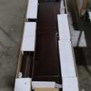 Signature Design by Ashley Porter Traditional King Panel Bed, Foundation or Box Spring Needed, Dark Brown