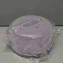 10in Plastic Cake Carrier with Handle, Round Cake Holder with Lid Pink Cake Container for 6in/8in/10in Cake(purple)