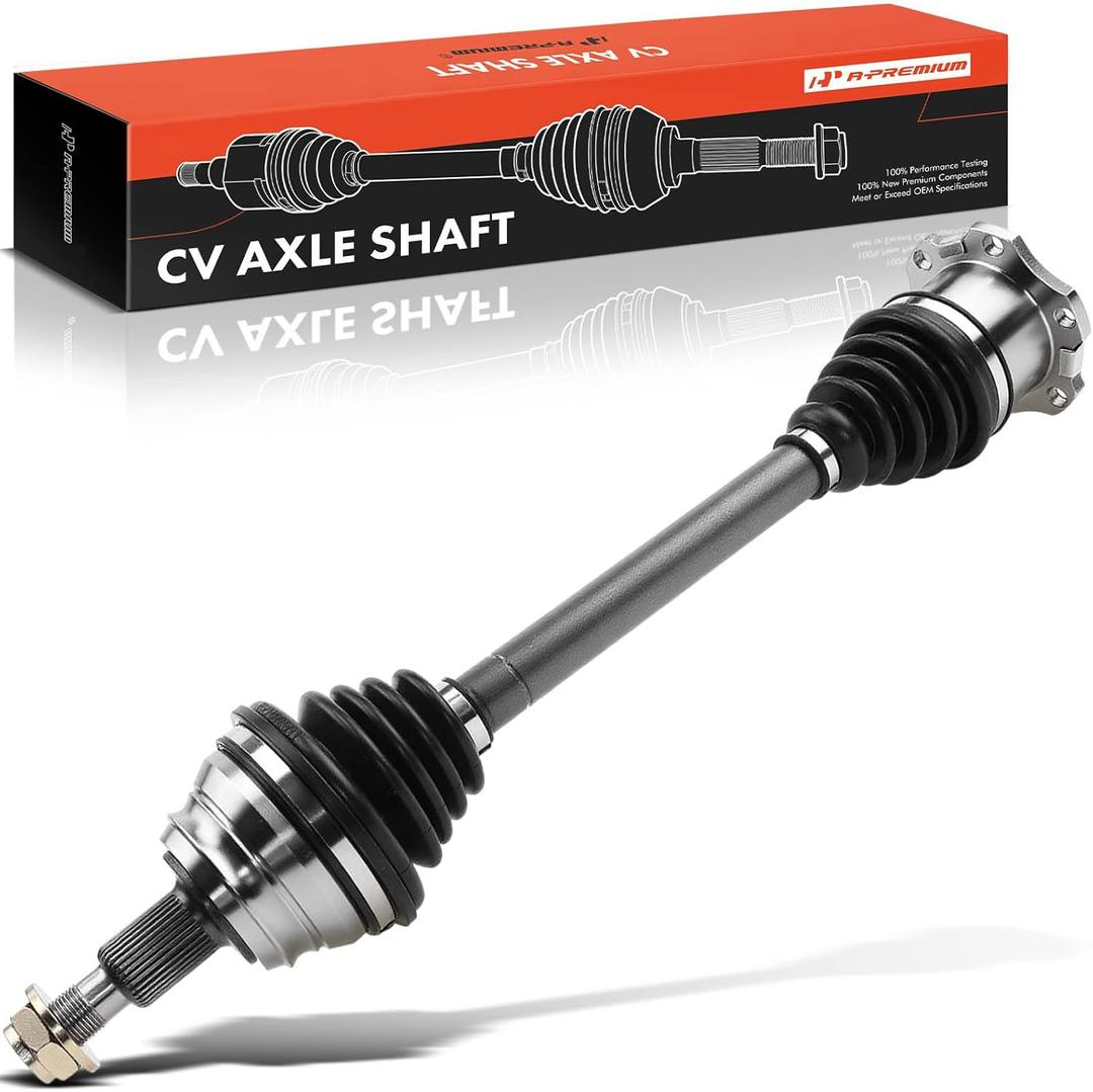 A-Premium CV Axle Shaft Assembly Compatible with Volkswagen Jetta 1999-2005 2008-2010, Beetle 1998-2005, Golf 1999-2006 2014 & Audi TT 2000-2002, 1.8L 1.9L 2.0L 2.8L, Front Left Driver Side