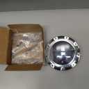 Billet Aluminum Steering Column Swivel Floor Mount Compatible with 2" Columns SBC BBC 350.Vehicles with 2" Diameter Steering Columns(Steering Column Floor Board Mount, Ball Swivel Type)