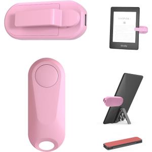 Page Turner Remote with Stand for Kindle, Clicker Page Turner for Kindle Paperwhite Kobo eReaders Reading Accessories and Non-Bluetooth Touchable Devices