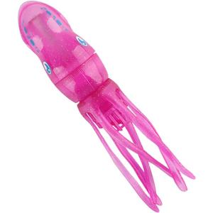 Electric Octopus Bath Toy, Swimming Octopus Pool Toy Simulated Octopus Tub Toy Electric Octopus Bathtub Toy with Lights (Red)