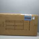 74.80-98.43'' Extra Tall Cat Gate, Adjustable 33.86 and 35.80" Wide, Transparent Full Door Pet Gate, Auto Close No Drilling Cat Proof Safety Gate for Doorway Stairs- White