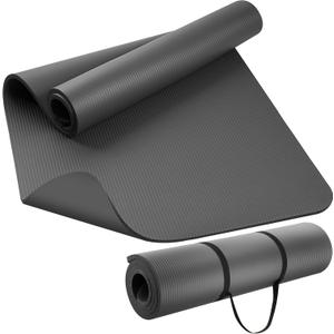 KEEP Extra Thick NBR Yoga Mat for Women & Men, 15mm Thick, 72x32 Large Exercise Mat with Non-Slip Workout Mat for Yoga, Pilates, Stretching, Meditation Wide & Cushioned Fitness Mat