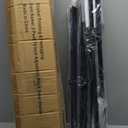 Excello Global Products Aluminum Flip-Chart Presentation Easel Stand: 2-Pack with Telescoping Legs, 70 Inches (Black)