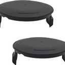 AC41HCA Weed Eater Spool Cap Cover Compatible with Homelite Electric String Trimmer UT41110 UT41112 UT41121 UT41120 UT41113 UT41122 UT41112B,Replacement Weed Whacker Parts,Black,2 Pack
