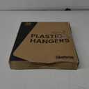 Utopia Home Plastic Hangers 20 Pack - Space Saving Clothes Hanger - Durable & Strong Closet Organizers and Storage with Built-in Strap Hooks - Essential for Shirts, Pants, Skirts & Coats (White)