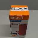 IMUSA USA 3oz Red Electric Coffee and Spice one Touch Push-Button Control Grinder
