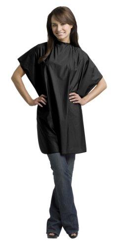 Diane Shampoo Cape, 36x54, Black 2 Pack