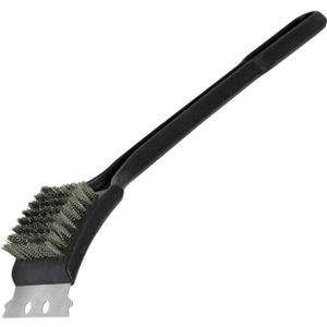 BBQ Cleaner Grill Brush Scraper Grill Cleaner BBQ Cleaning BBQ Wire Brush Barbecue Brush for Grill Cleaning Brush BBQ Brush Pizza Oven Cleaning Brush - Black