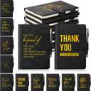 Kosiz 40 Pcs Valentines Employee Appreciation Gift Bulk A5 Motivational Leather Notebook and Pen Inspirational Journal with Pen for Women Men Nurse Volunteer Social Worker Team Coworker Staff Teacher