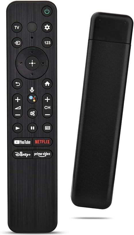 Voice Remote for Sony Smart TVs, Replacement Control for All 2018 to 2025 Sony Bravia Google 4K UHD LED LCD HD Smart TVs, with 4 Quick Link Buttons
