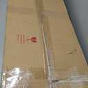 LVSOMT LED Mirror Jewelry Cabinet, Wall/Door Mount Jewelry Mirror Organizer, Rounded Full Length Mirror with Storage, Lockable Jewelry Armoire, 16" Wide, Foldable Shelf, Interior Mirror, White