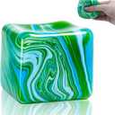 Fidget Toys Squishy Stress Cube, Stress Balls for Kids Adults Squishies Stress Relief, Ice Squishy Cube Sugar Balls, High Density Squeeze Balls for Students Calming