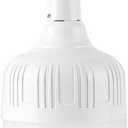 LED Emergency Light Bulb 80W 80mm White Light USB Charging Energy Saving Bulb for Night Market Lighting,Household Power Outage Emergency,Construction Repair, Night Walk