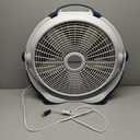 Lasko Wind Machine Fan, Air Circulator Fan with 3 Speeds, 20" Model 3300, Gray