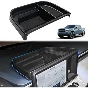 with 2Pcs Anti Slip Mat Center Console Dash Tray Organizer Fit for Ford Maverick 2022 2023 2024 Hybrid XL XLT Lariat,Dashboard Storage Box