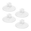 ChengFu 3 Pack Bathroom Shower Caddy Connectors Suction Cups, Heavy Strength Clear Suction Cups Compatible with Zenna Home, Simple Houseware, GeekDigg, Plumboss, Splash Home