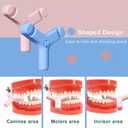 Aligner Chewies for Teeth - Premium Silicone Chew Tools for Better Fitting Invisible Aligners (Pack of 2) (Pink)