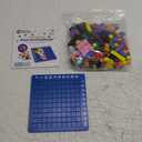 Learning Resources STEM Explorers Pixel Art Challenge - Math Puzzles, Pattern Blocks, Creativity for Kids Sensory Bin, Arts and Crafts, Math Manipulatives, Building Toys, Montessori (Medium)
