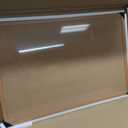 Board2by Cork Board Bulletin Board 24 x 36, Wood Framed Corkboards for Wall Decor, Hanging Office Message Board, Large Wall Mounted Notice Pin Board with 15 Push Pins for School, Home & Office