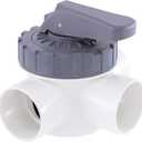 3 Way PVC 1-1/2" 1.5" (1.5") Pool and Spa Diverter Valve Pool 3 Way Valve