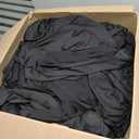 VEVOR 50 Pcs Flat-Front Chair Covers Polyester Spandex Stretch Slipcovers for Wedding Party Dining Banquet, Black