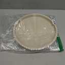 OAKOA Decorative Tray for Decor - Coffee Table Tray for Living Room - Round Tray for Home Decor - Coffee Table Decor Centerpiece - Modern Minimalist Centerpiece (Beige Resin)