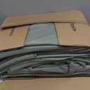 THE COTTON & SILK  100% Luxury Long-Staple Cotton Flat Sheet  5-Star Hotel Quality Bed Sheet, Soft, Breathable & Durable  Queen/Full Size (87 x 100), Misty Blue, 300TC