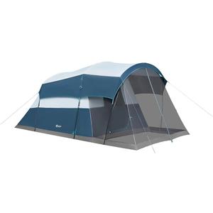 Portal 6 Person Instant Camping Tent with Screen Porch, Easy Set-up Waterproof Large Tunnel Tent, PFAS-Free Family Outdoor Big Tents for Camping, Backyard