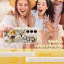 KANGHAR White Case for Samsung Galaxy S25 Plus Case, Cute Mushroom Art Design Soft TPU Shockproof Protective for Women Girls Slim Phone Cover-White