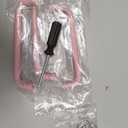 MY MIRONEY 4PCS Pink Drawer Pulls Aluminum Alloy Cabinet Handle Pulls Hardware Cute Style Cupboard Dresser Door Handles with a Screwdriver and Screws, 5.04" Hole Centers