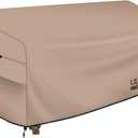 ULTCOVER Waterproof Outdoor Sofa Cover - Heavy Duty Patio Bench Covers 86W x 30D x 35H inch (Brown-30"Deep)