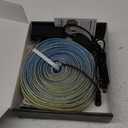 100ft COB Outdoor LED Strip Lights Waterproof,Dimmable 6500K Bright White,IP68 Outside Led Light Strips Waterproof with App Remote Control,Music Sync Exterior Led Rope Lights 