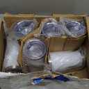 VEGOND 20oz Tumbler Stainless Steel Tumbler Cup with Lid And Straw Vacuum Insulated Double Wall Travel Coffee Mug(White 6 Pack)